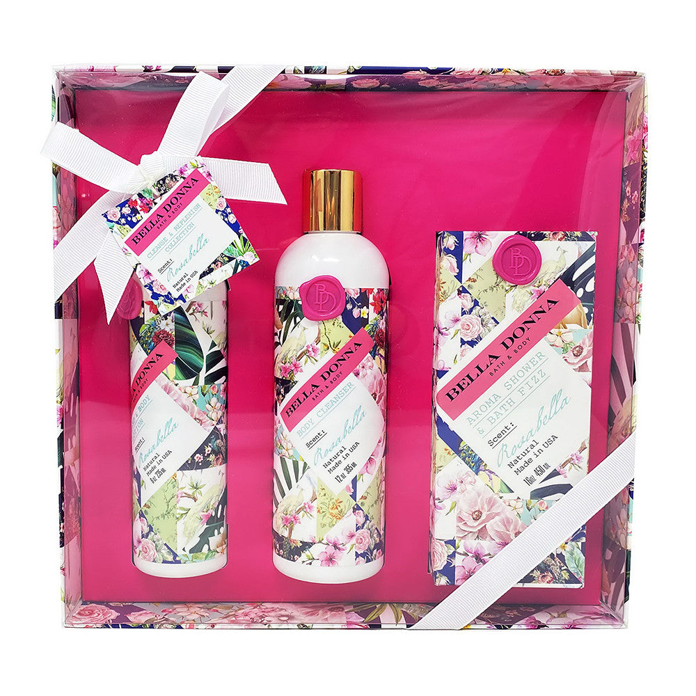 Bella Donna Bella Aromatherapy Gift Set, Rosabella, 3 Ea
